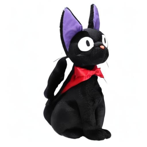 サンアロー 魔女の宅急便 ジジ ぬいぐるみ ジジの絵日記 池 ジブリ　タグ付き Amazon.co.jp: サン・アロー スタジオジブリ 黒猫 ジジ ぬいぐるみ L